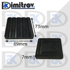 Подложка гумена 69 х 73 х 7 mm